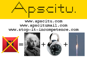 Apscitu websites, no Flash, Einstein, Master lock, rocket.