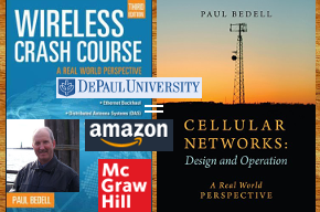 Wireless Crash Course x 2, Paul Bedell, McGraw-Hill, DePaul University, Amazon.