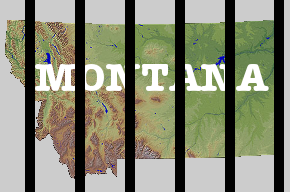 Montana behind bars.