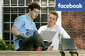 Facebook founder/programmer Mark Zuckerberg reading emails.