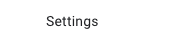 Settings menu item.