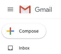 Left column Inbox.