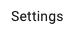 Settings menu item.