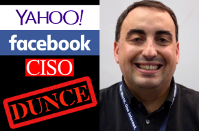 Yahoo then Facebook dunce CISO Alex Stamos.