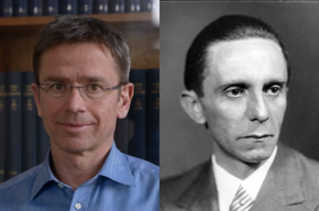 Photo of Stefan Rahmstorf and Joseph Goebbels