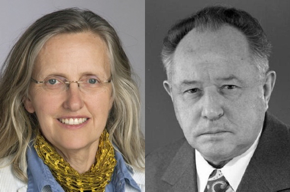 Photo of Robin Bell and Erich Mielke